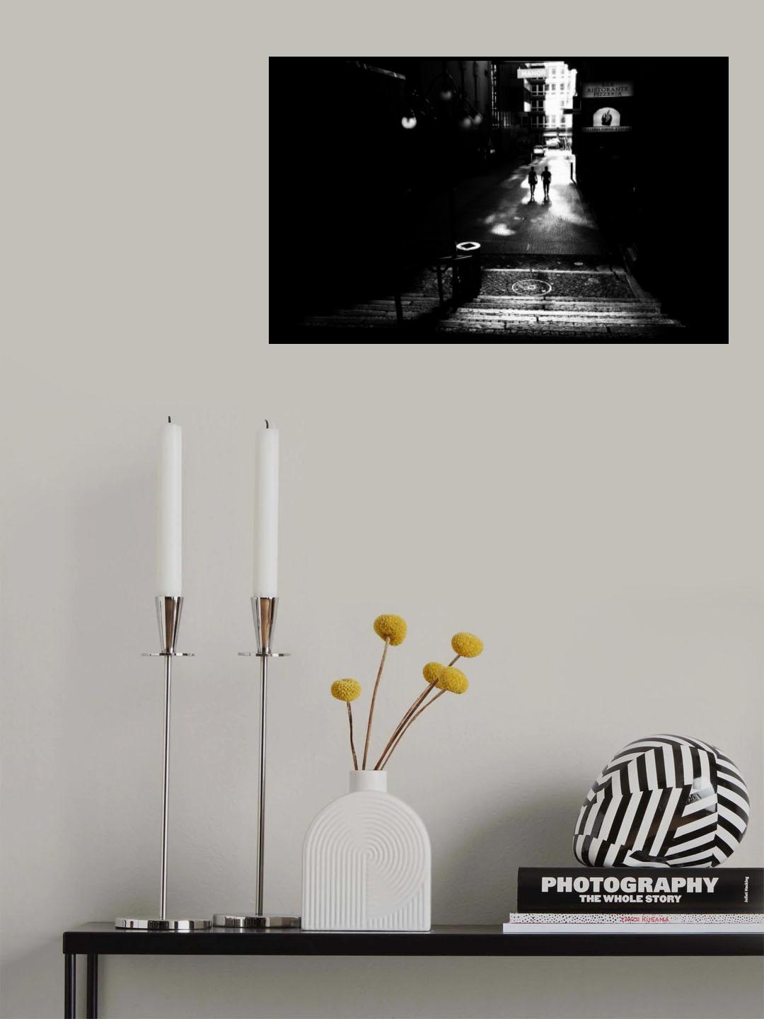 Light on the street II Poster och Canvastavla