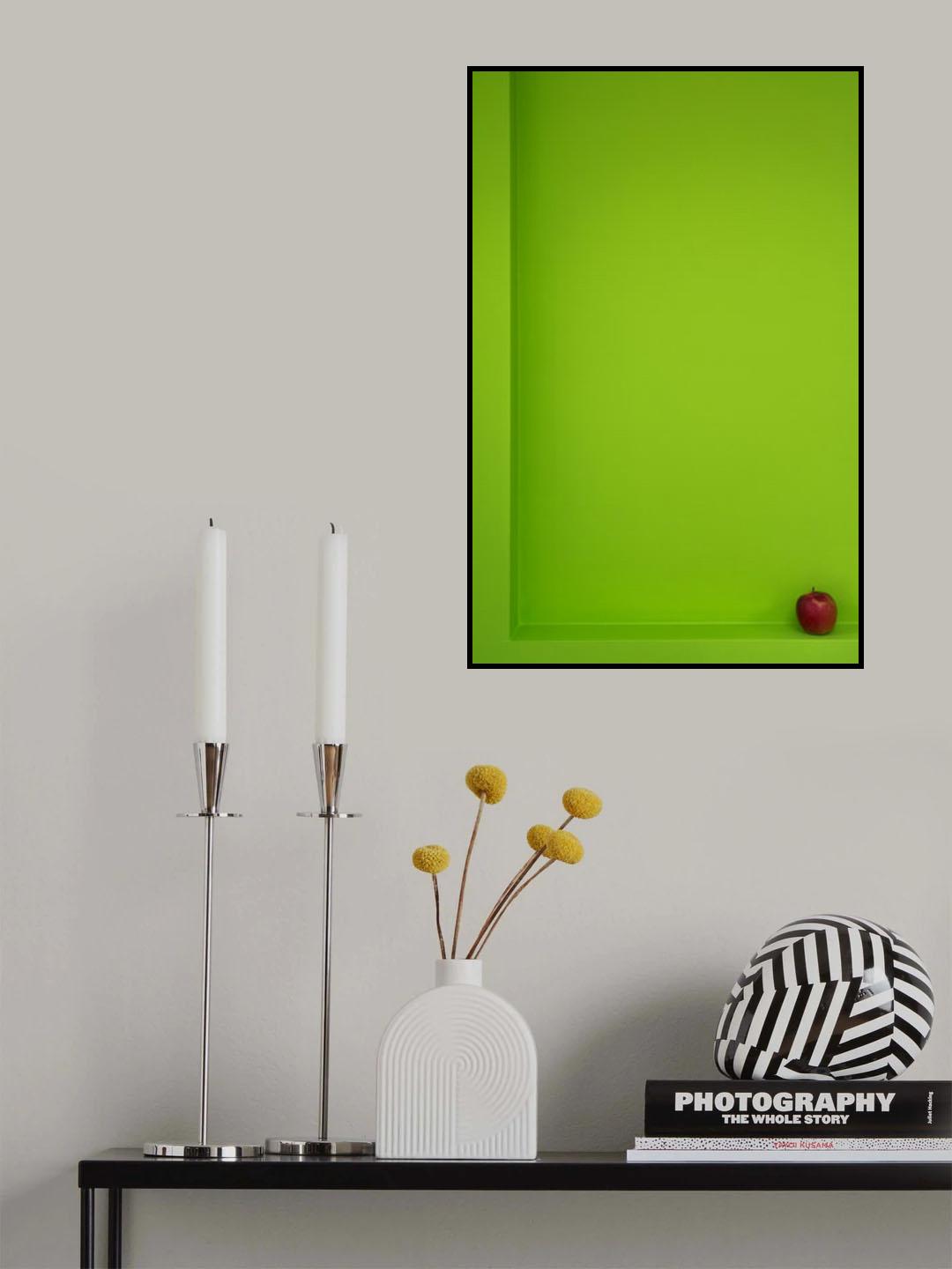 Green.Apple Poster och Canvastavla