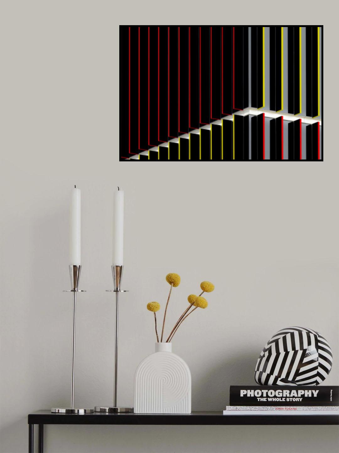 Lines Poster och Canvastavla