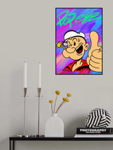 Tumbs up Popeye Poster och Canvastavla