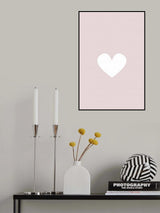 Little Heart Pink Poster och Canvastavla