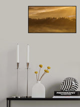 Gold lasers Poster och Canvastavla