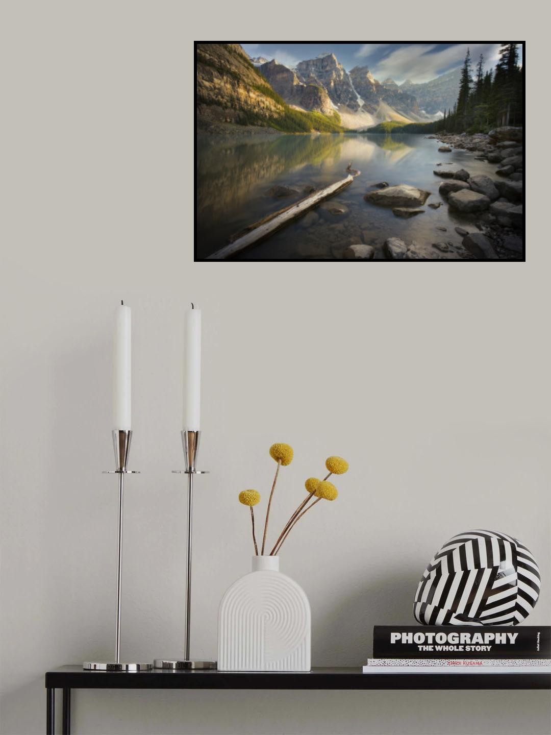Moraine Calmness Poster och Canvastavla