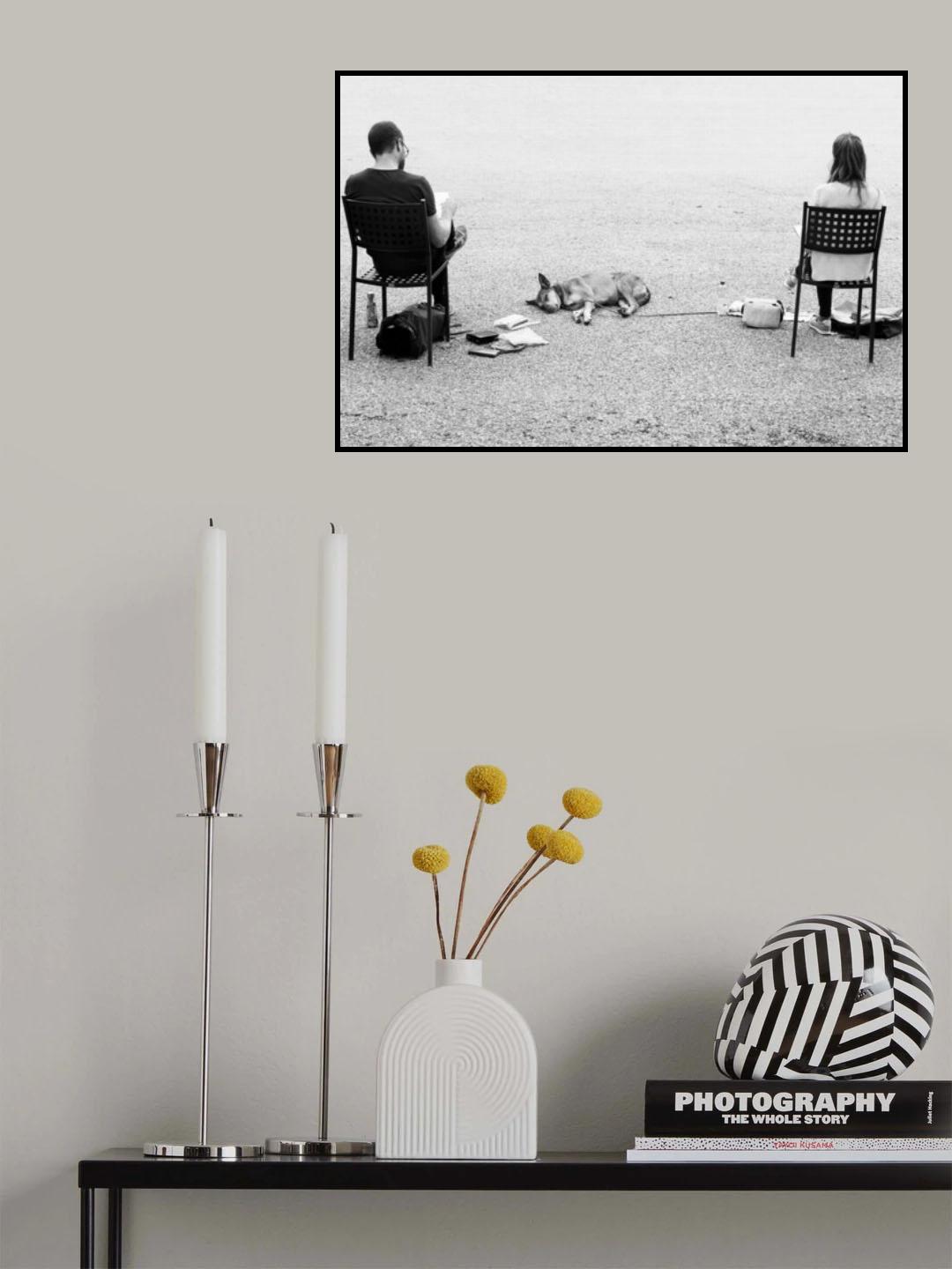 in the middle, but with preference to the left Poster och Canvastavla