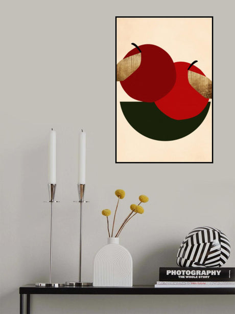 Two Red Apples Poster och Canvastavla