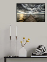 Winter at the lake Poster och Canvastavla
