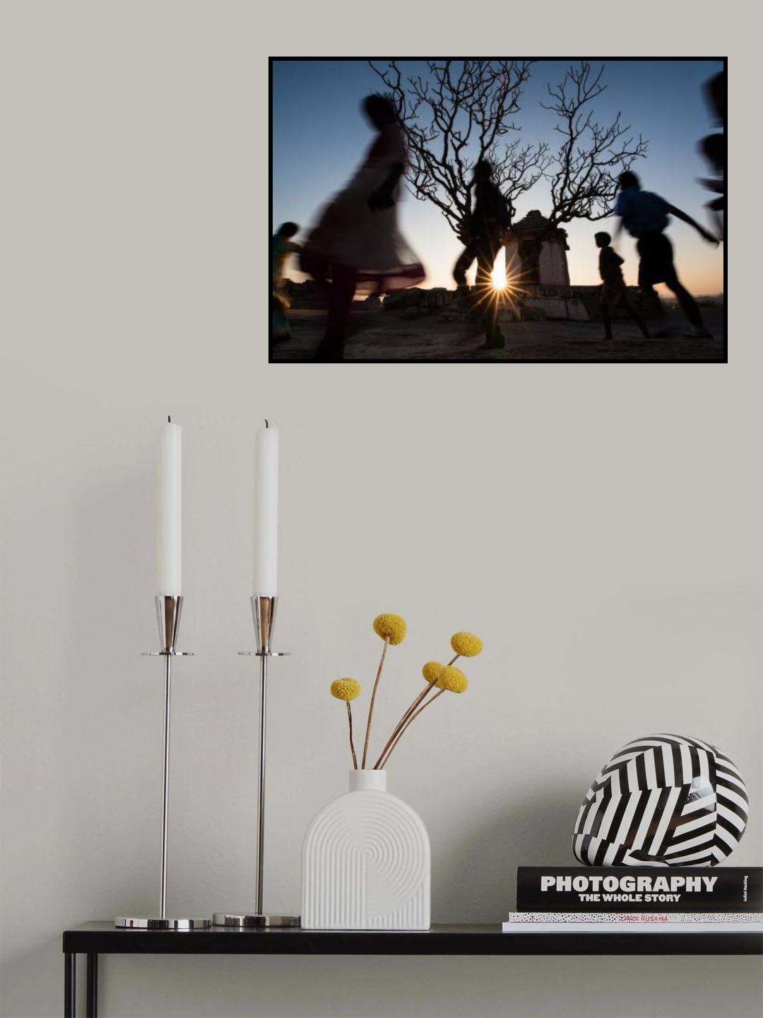 Evening Chaos Poster och Canvastavla
