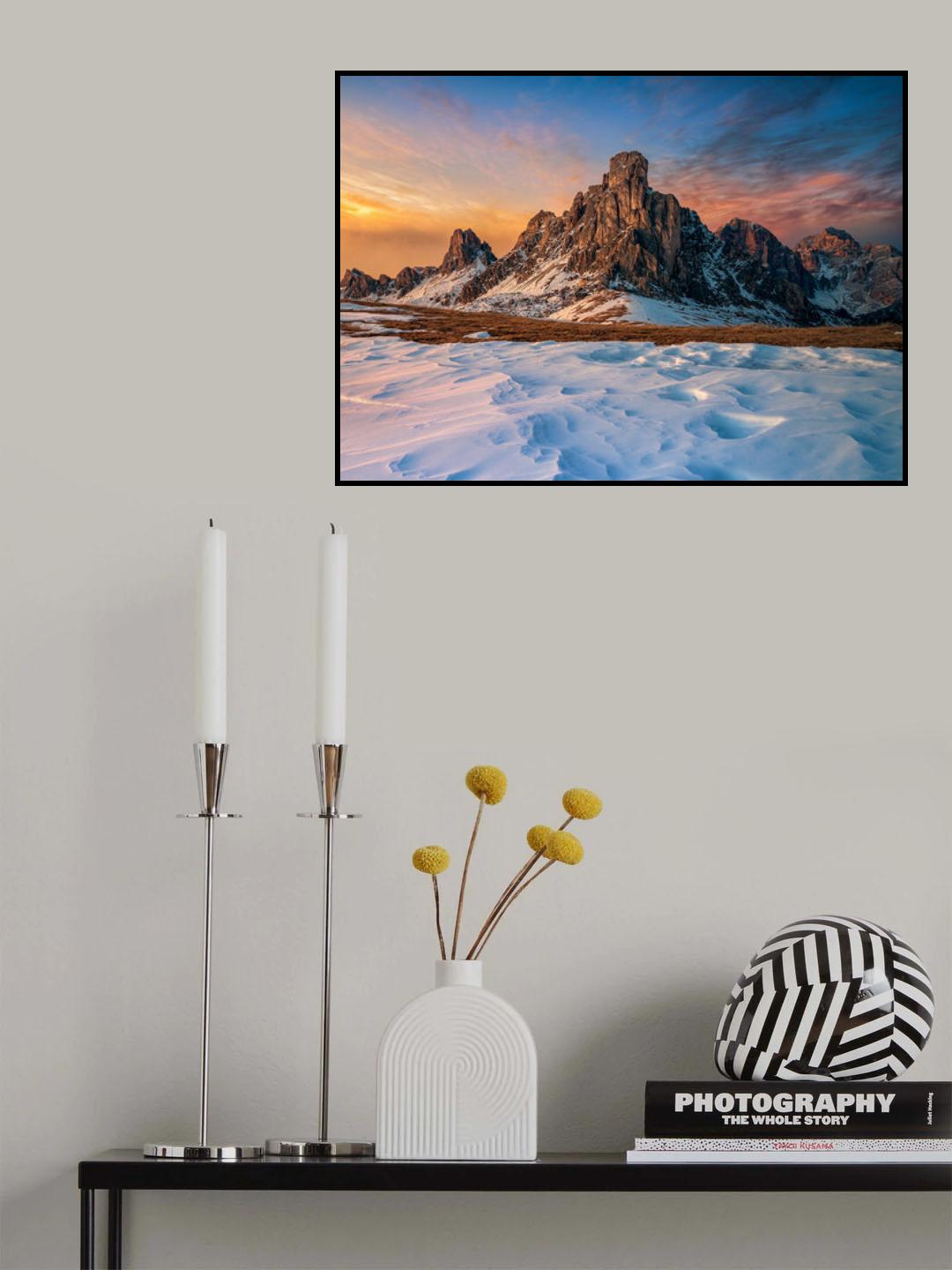 Giau Pass Poster och Canvastavla