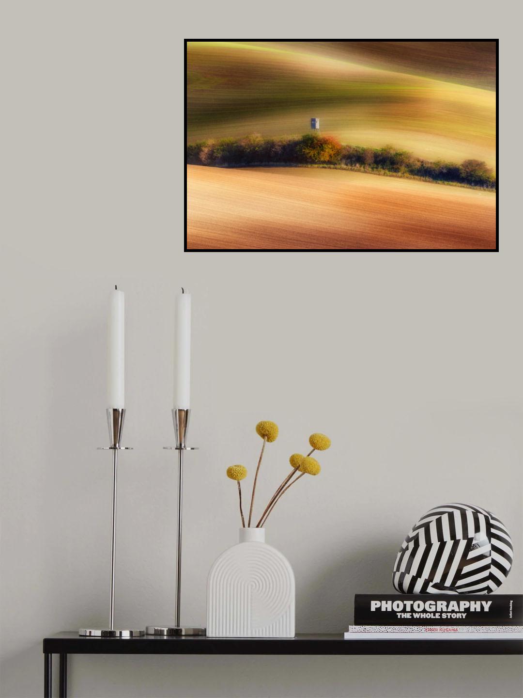 wavy fields Poster och Canvastavla