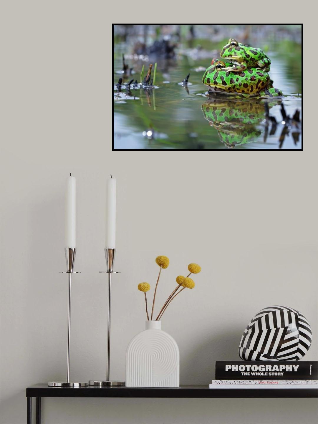 The Love Poster och Canvastavla