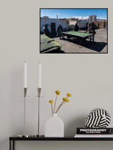 Billard in Olgii Poster och Canvastavla