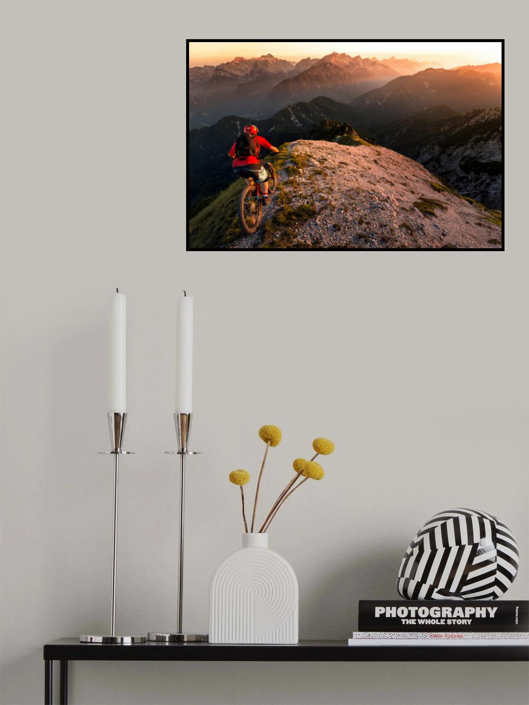 Riding ridge singletrack Poster och Canvastavla