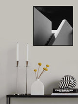 staircase bw Poster och Canvastavla