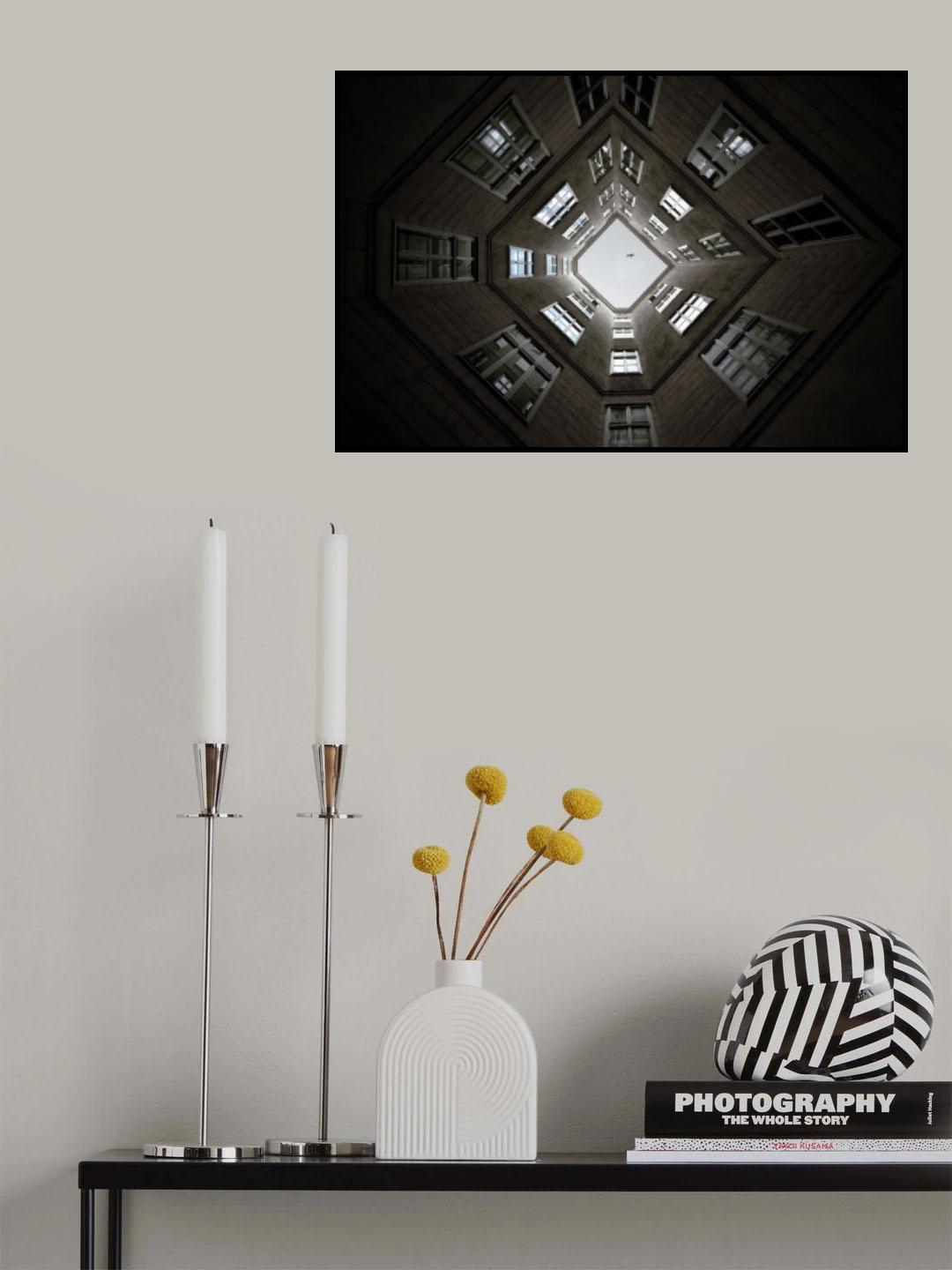 The bird and the city Poster och Canvastavla