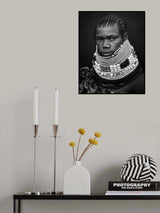Beautiful Nyangatom Girl Poster och Canvastavla