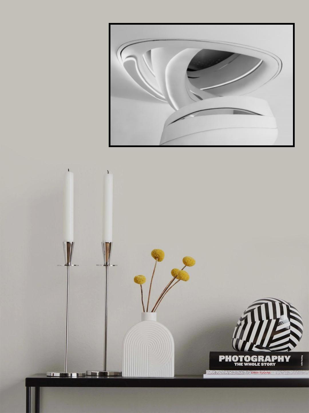 Spiral staicase Poster och Canvastavla