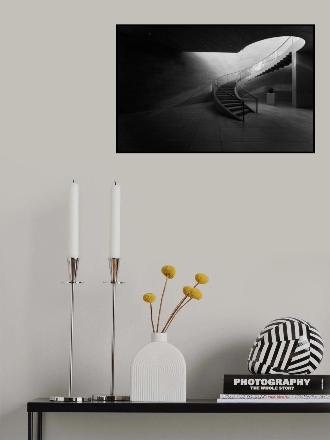 Stairs towards the light Poster och Canvastavla