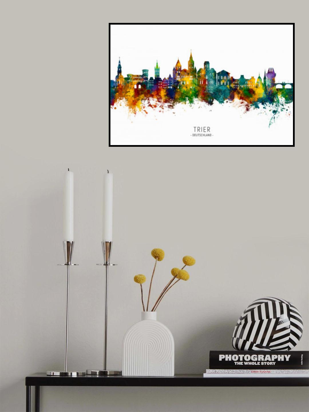 Trier Germany Skyline Poster och Canvastavla