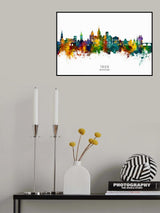 Trier Germany Skyline Poster och Canvastavla