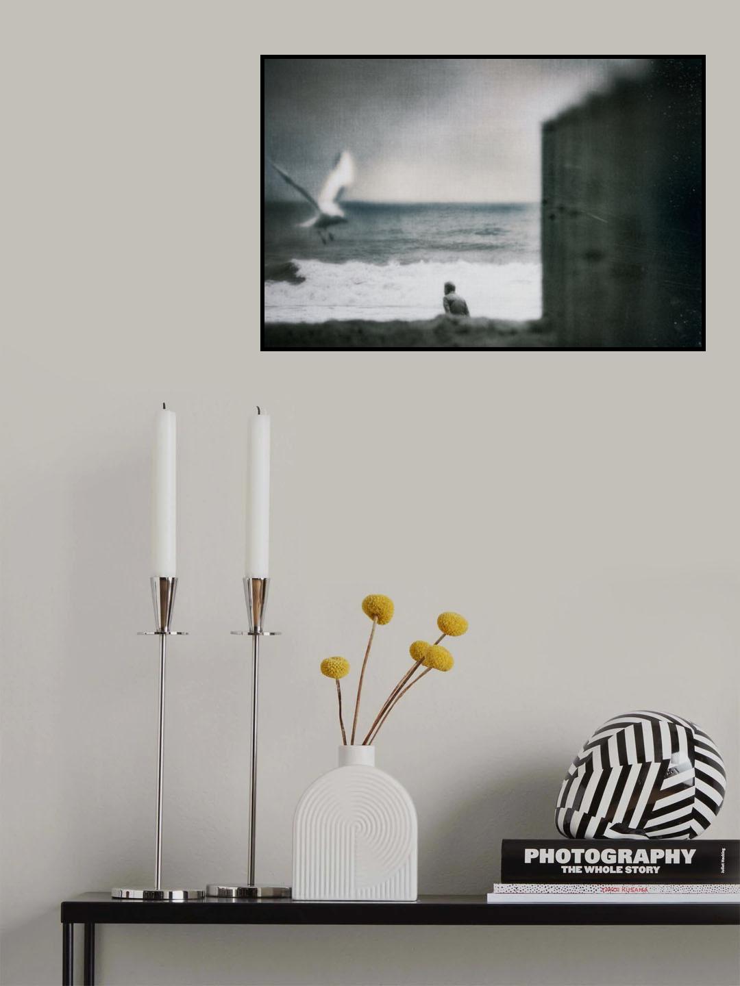 sea, alone... Poster och Canvastavla