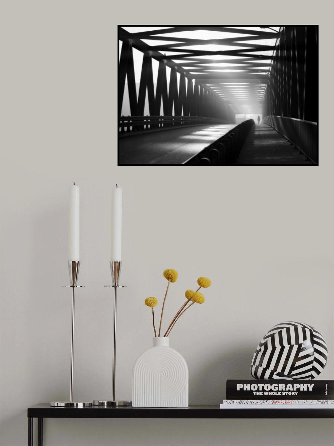 Road over the bridge. Poster och Canvastavla