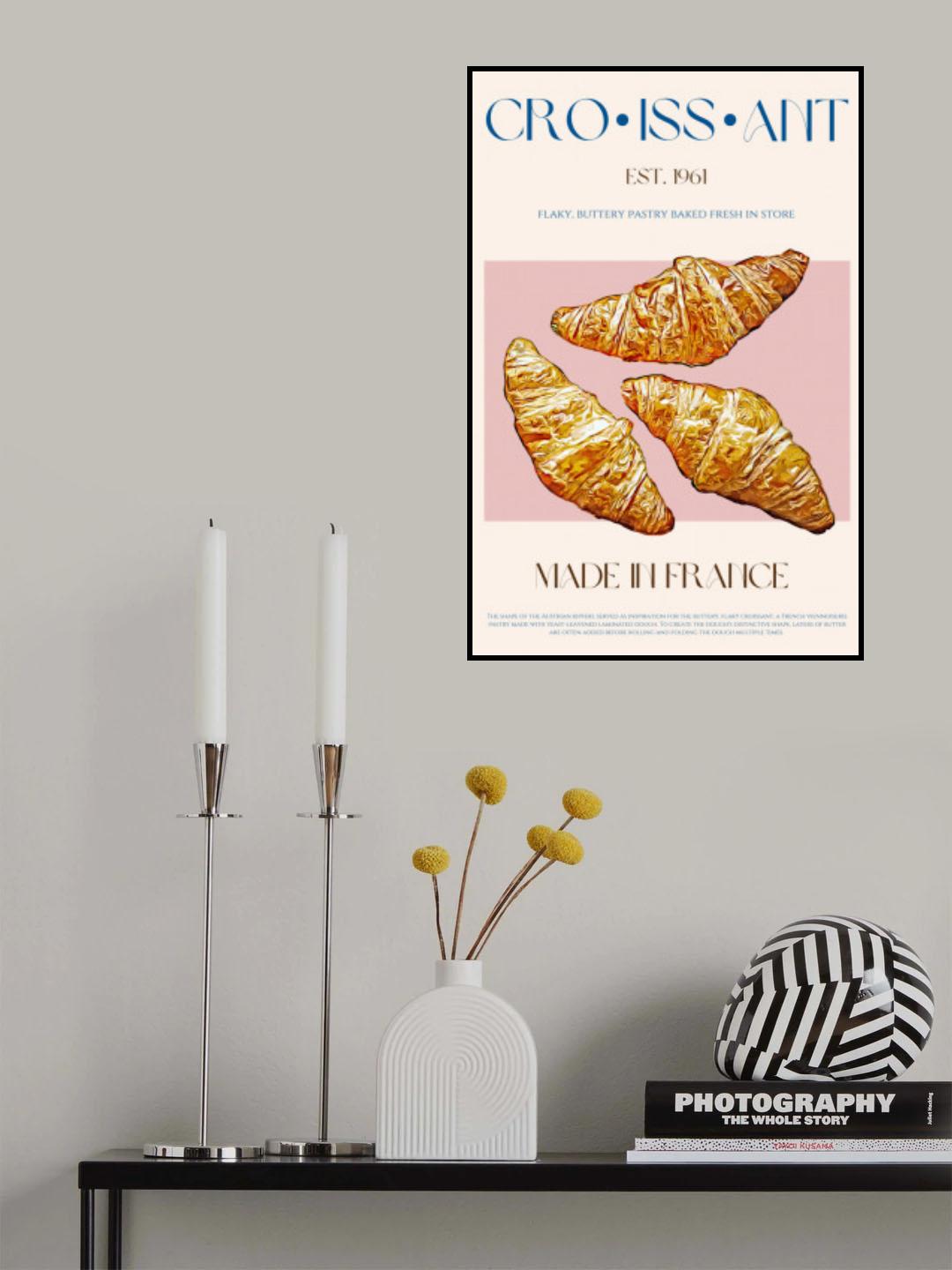 Croissant Print Poster
