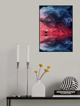 Deer Moon Abstract Poster och Canvastavla
