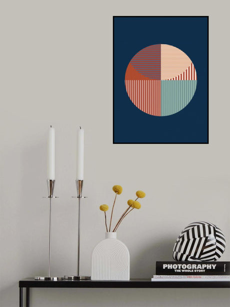 3x4 Aspectratiobluerust45 Poster och Canvastavla