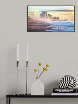 Autumn Morning at the Beach Poster och Canvastavla