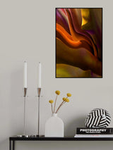 Ribbons of leaves in Maui. Poster och Canvastavla