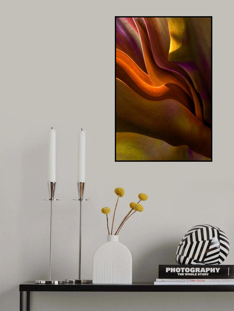 Ribbons of leaves in Maui. Poster och Canvastavla