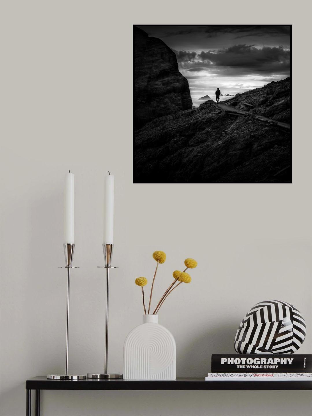 The Path above a Sea of Fog Poster och Canvastavla