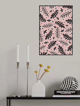 Branches And Berries (Pink) Poster och Canvastavla