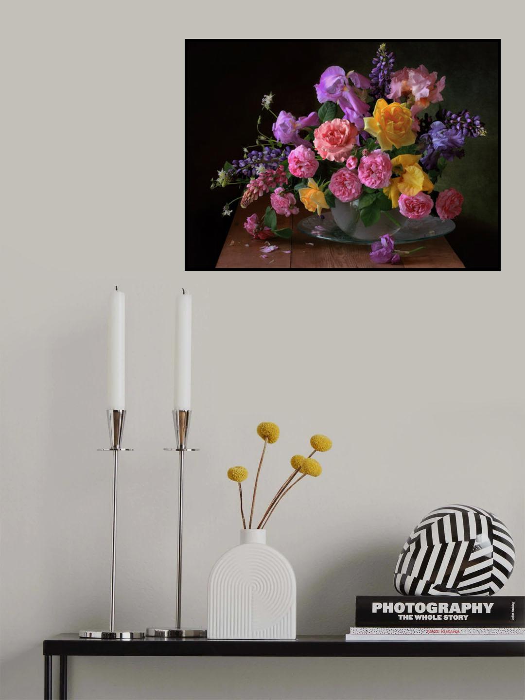 Still life with June flowers Poster och Canvastavla