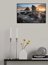 Motukiekie Sunset Poster och Canvastavla