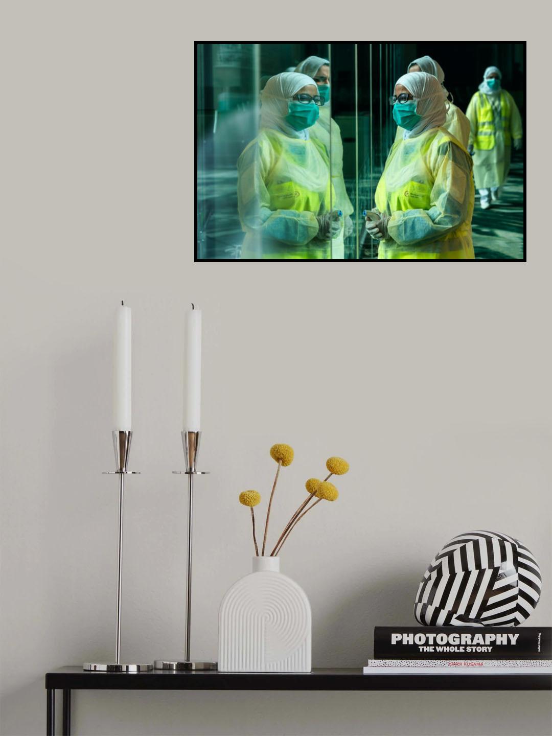 Covid 19 Poster och Canvastavla