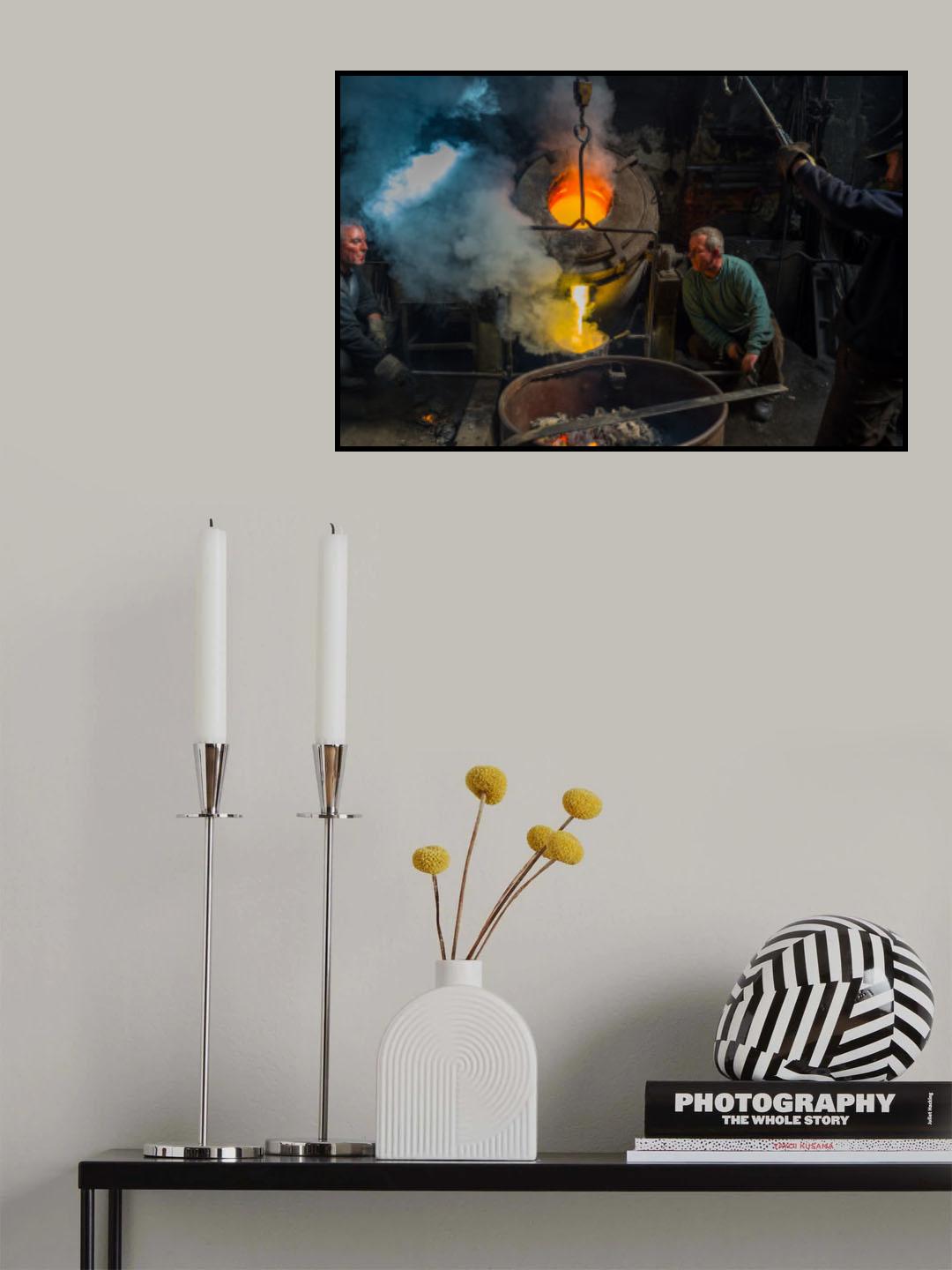 Hephaestus Lab IV Poster och Canvastavla