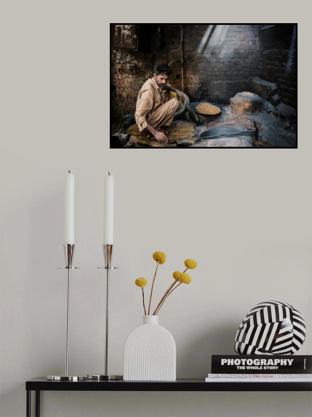 Roaster at work Poster och Canvastavla