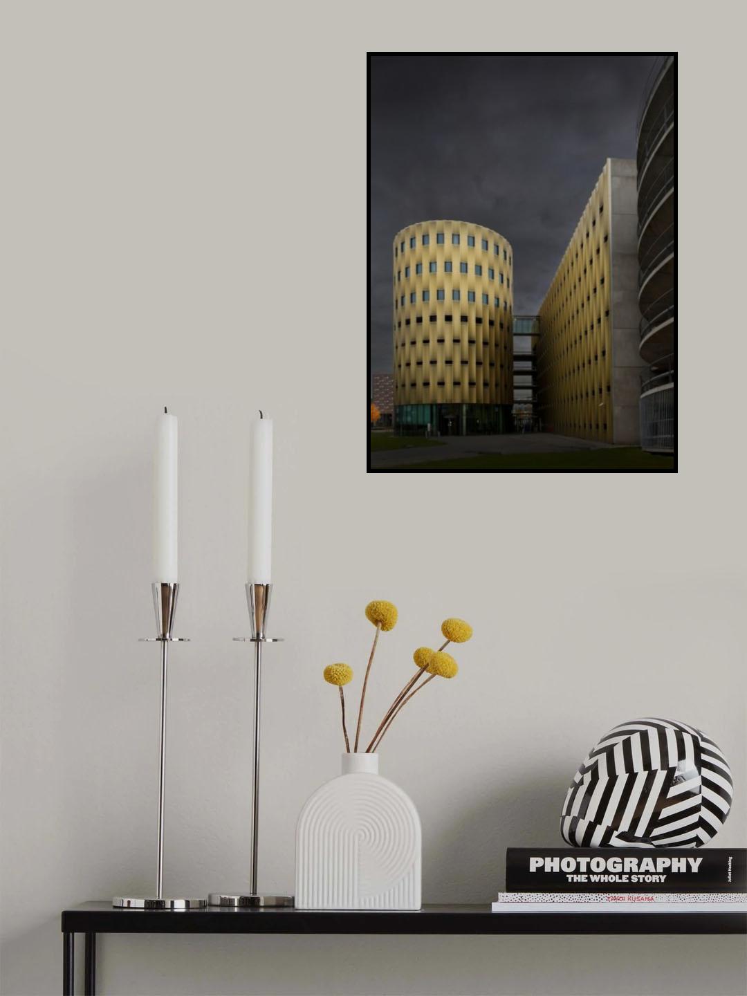 Dark Gold Poster och Canvastavla