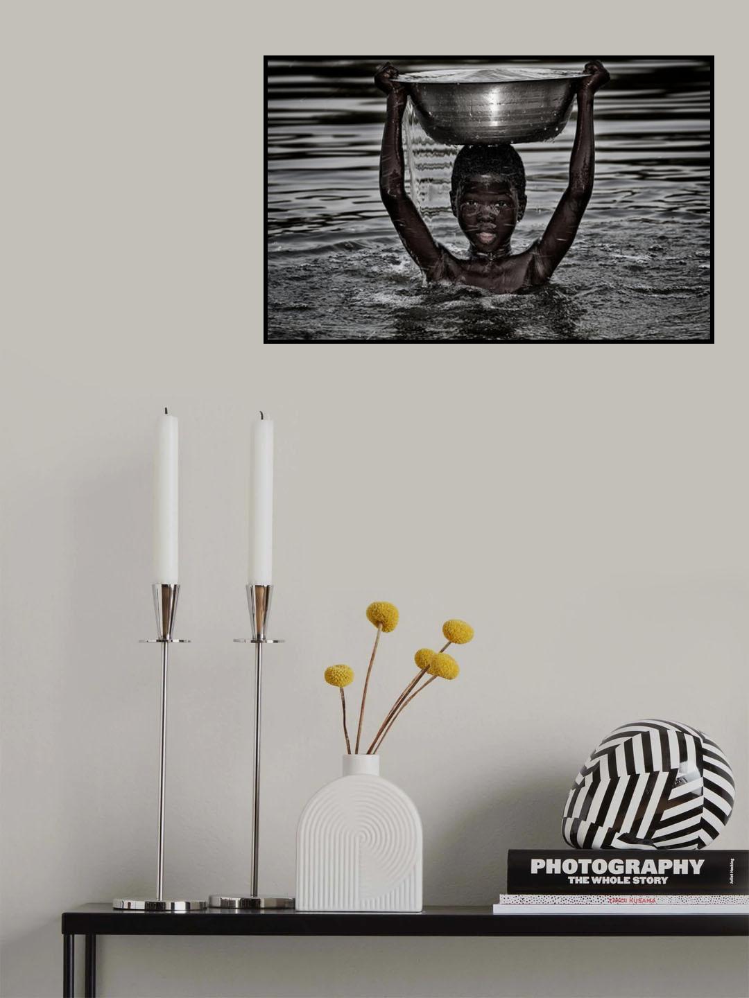 Going for water-III - Benin Poster och Canvastavla