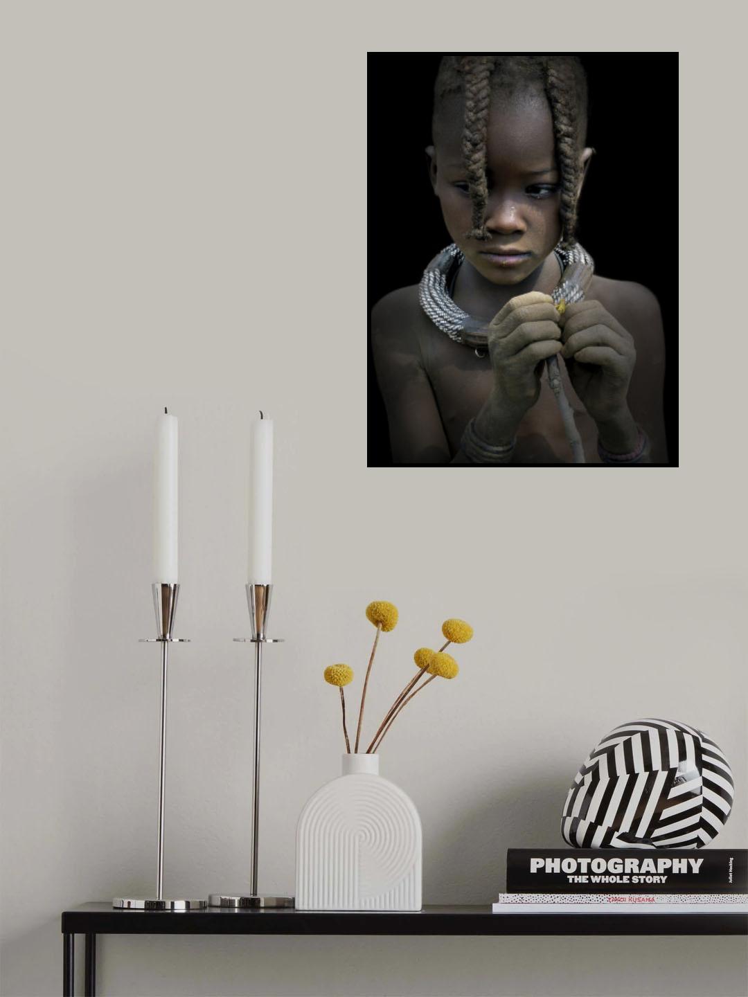 Himba little girl Poster och Canvastavla
