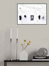 Birdhouse on the Wall Poster och Canvastavla