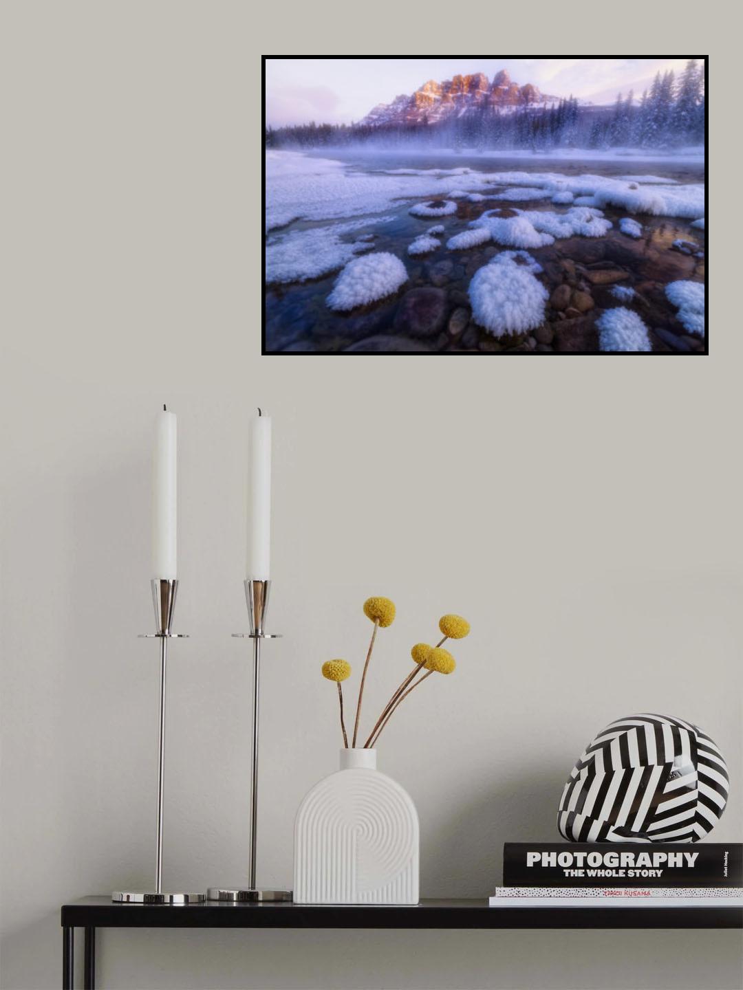 Rocky Mountain‘s Winter Charm Poster och Canvastavla