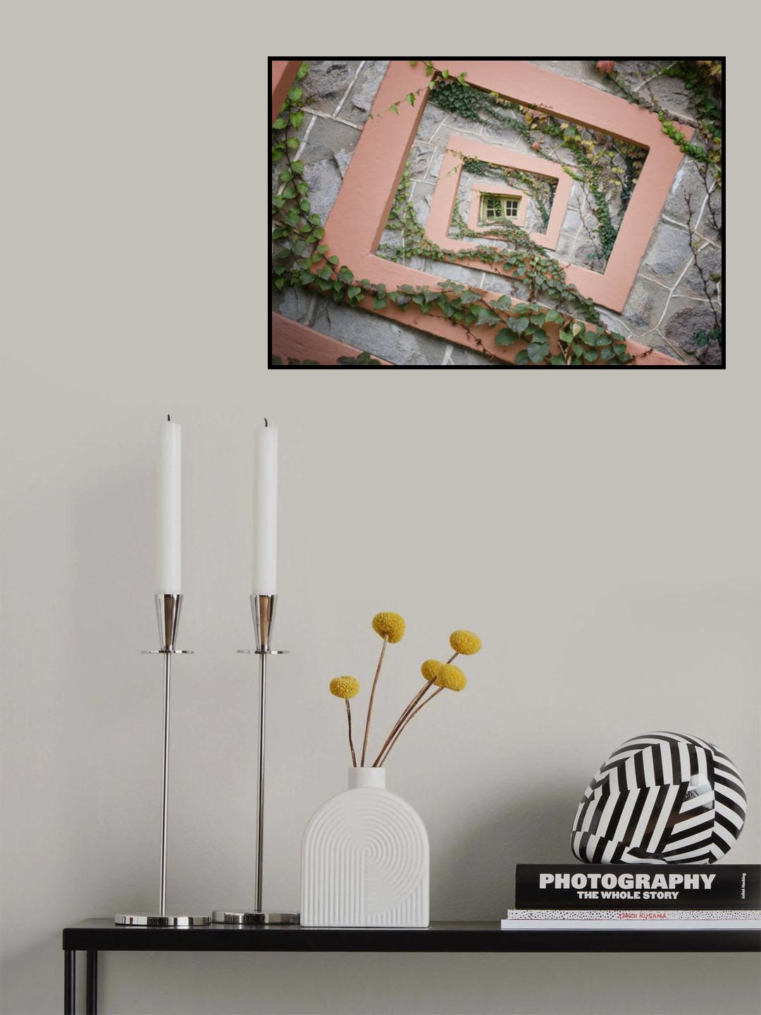 Spiral window Poster och Canvastavla