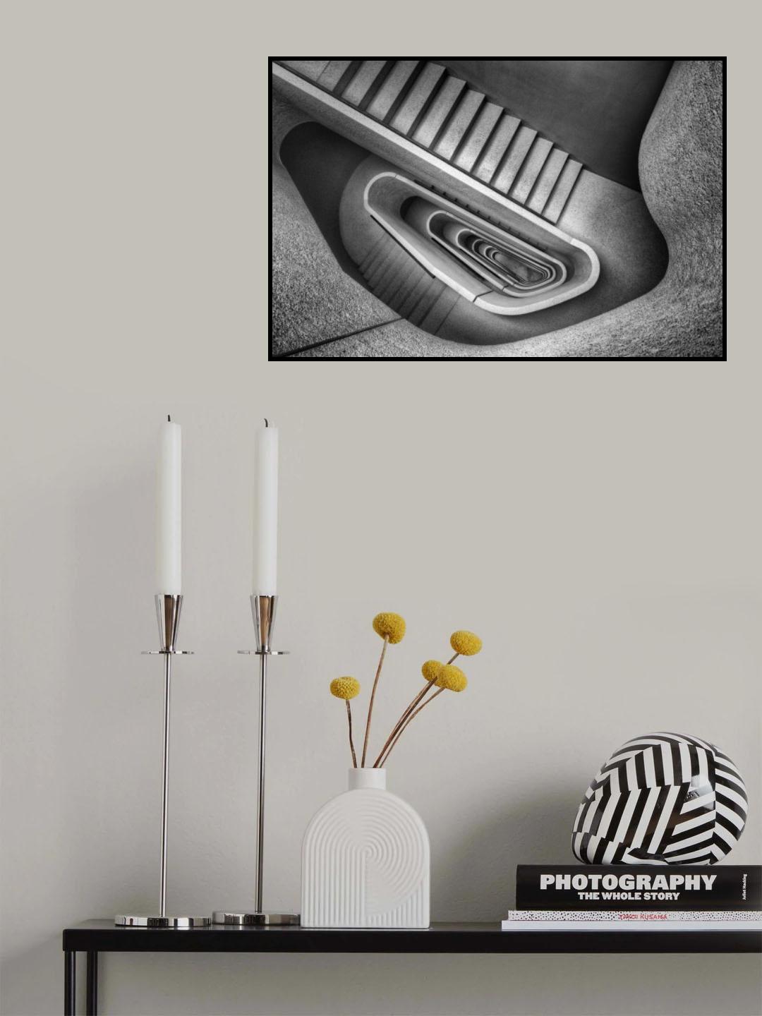 D o w n s t a i r s @ Poster och Canvastavla