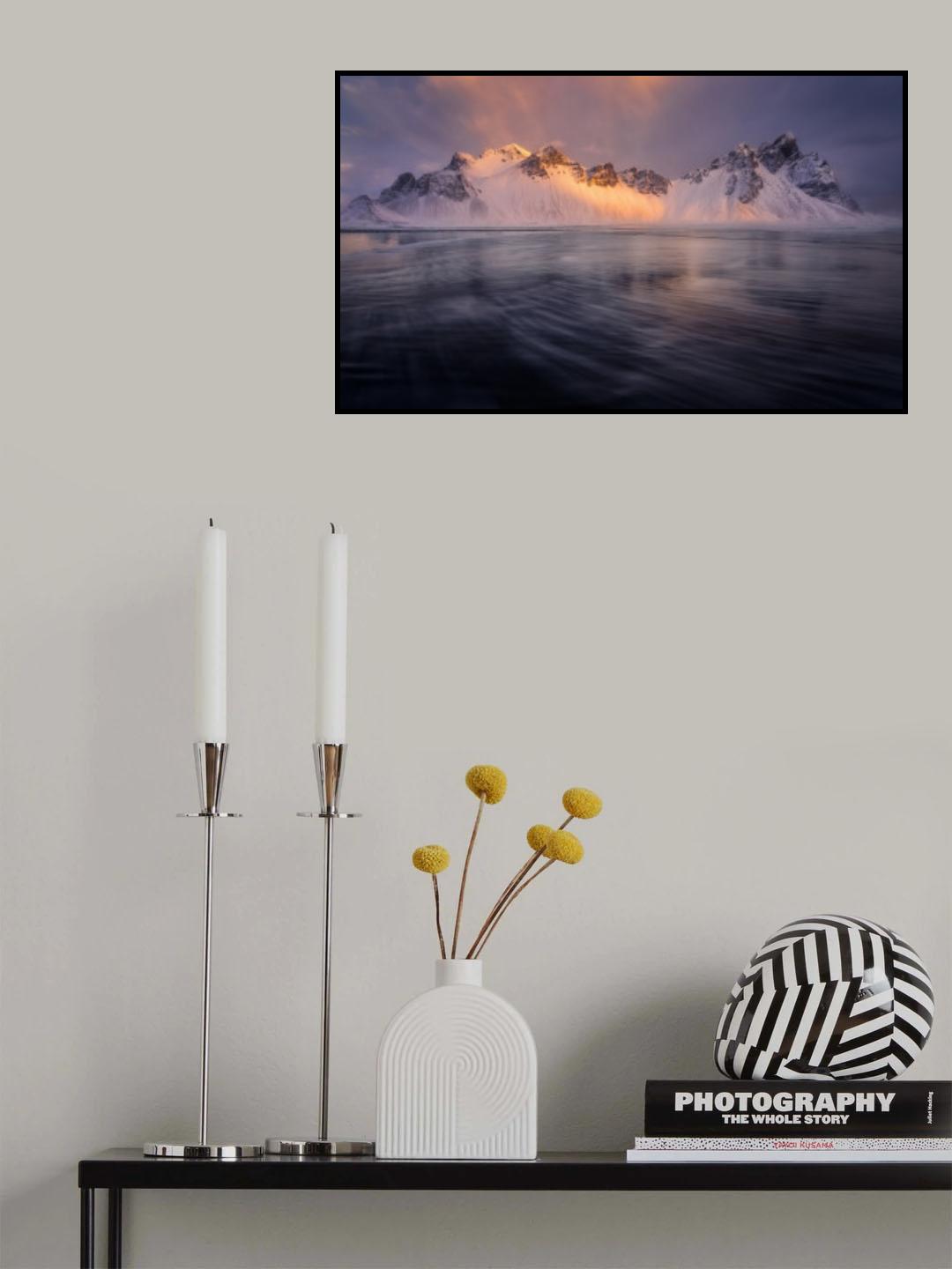 Sea and Mountain Poster och Canvastavla
