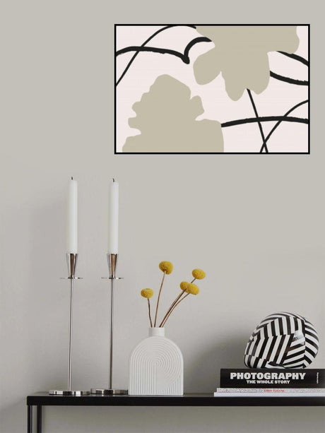 Flower wall 02 Poster och Canvastavla