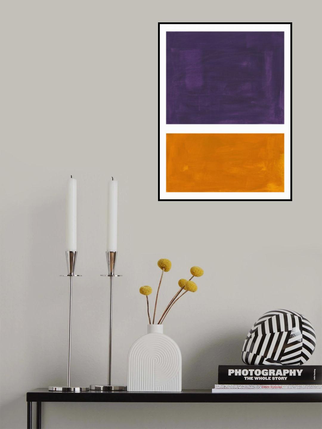 Colourfield 39 Poster och Canvastavla