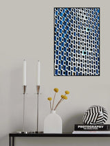 BLUE squares Poster och Canvastavla