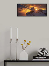 Glacier Light Poster och Canvastavla
